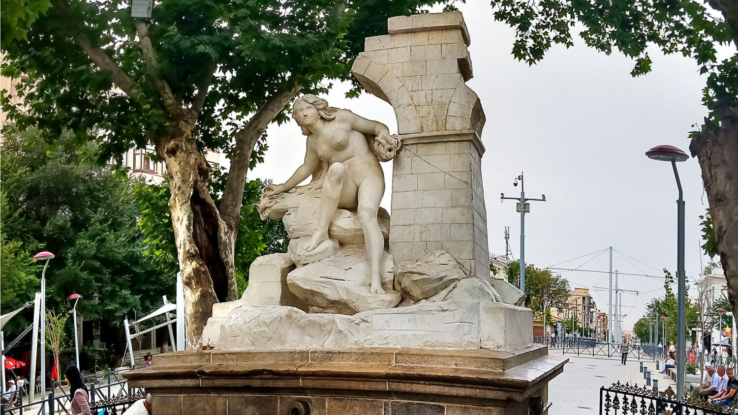 Mystérieux vandalisme : la statue d'Ain Fouara ciblée !