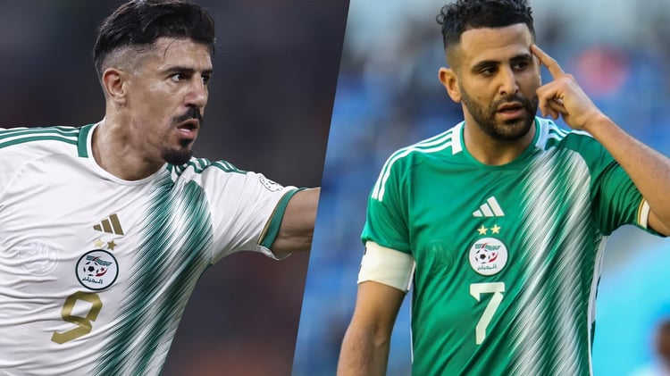 Mahrez et Bounedjah relancent le défi à Slimani