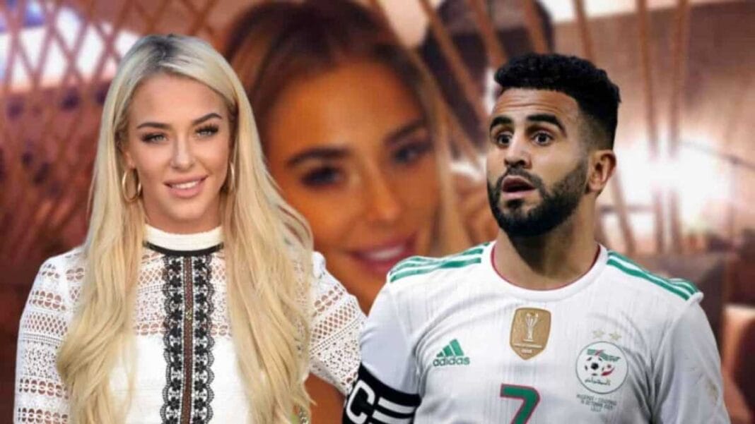 Taylor Ward s’exprime sur la date du mariage avec Mahrez, de l’Algérie et la conversion à l’Islam Joueur algérien en action lors d'un match de football international.