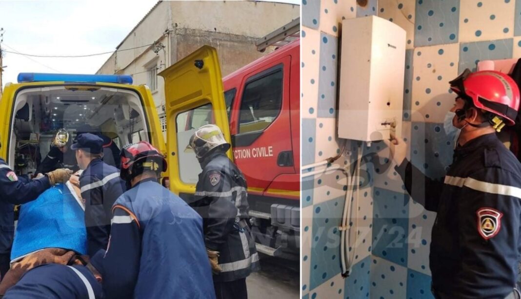 El-Beidh : Un père et son fils sont morts asphyxiés par les gaz dans la commune d’El Kef Lahmar Pompiers et secours en intervention après une intoxication au gaz.
