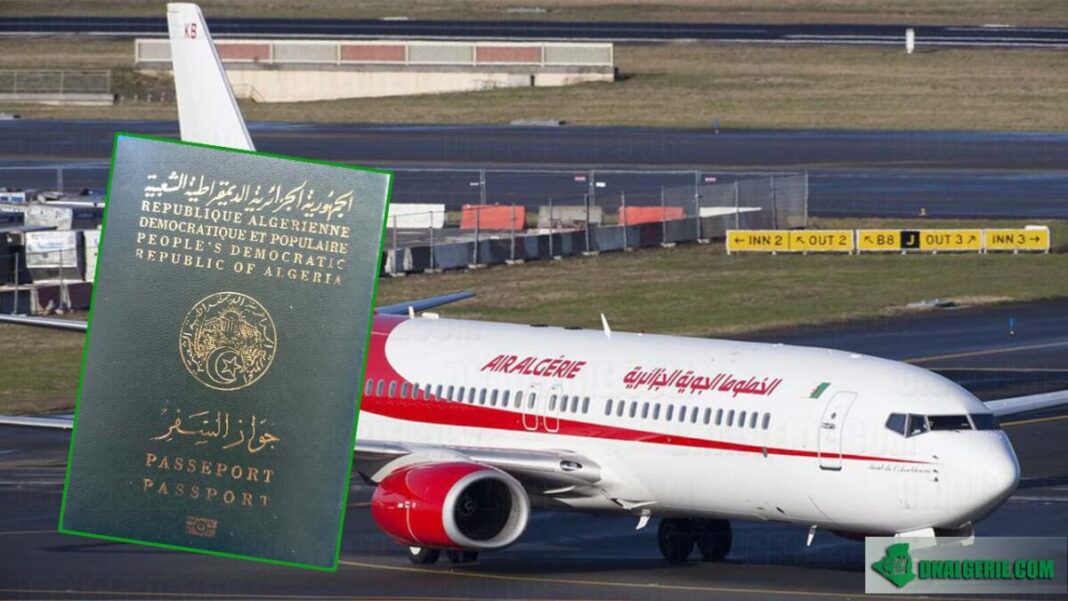 Vols Air Algérie : une situation très incompréhensible Avion d'Algérie prêt au décollage à l'aéroport international.