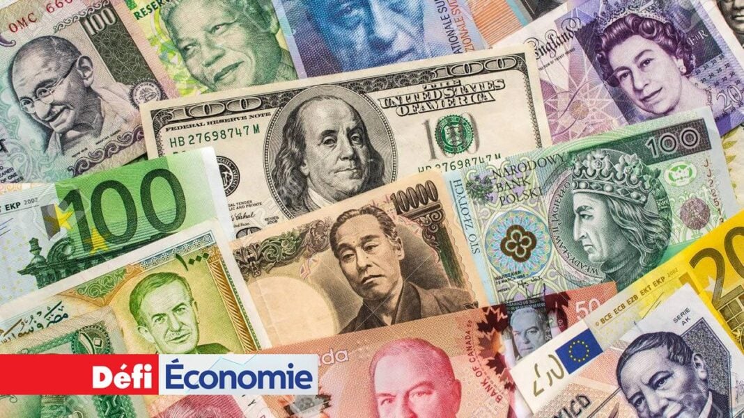 Taux de change du dinar : Voici les cotations de ce lundi 16 mai Billets de différentes devises mondiales, y compris le dollar et l'euro.