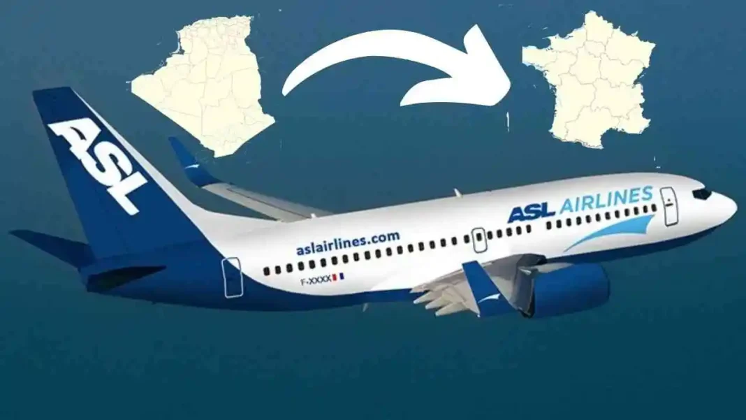 Vols France-Algérie : ASL Airlines lance une offre spéciale Black Friday Avion d'ASL Airlines reliant la France à l'Algérie.
