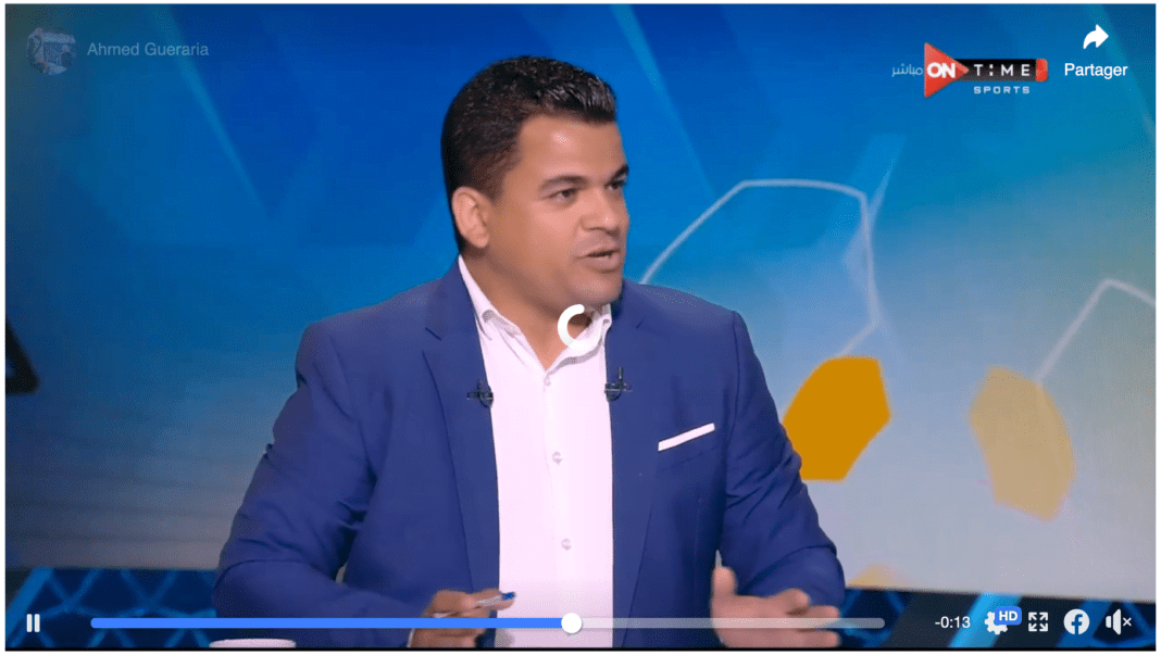 Scandale : L’équipe d’Algérie éliminée un spécialiste fait éclater un énorme deal… Analyste sportif lors d'une émission télévisée sur le scandale en Algérie.