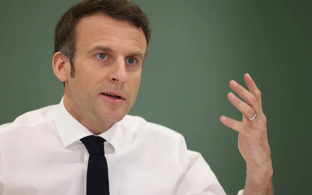 Présidentielle 2022 : la Grande Mosquée de Paris appelle à voter Macron au second tour Emmanuel Macron lors d'une interview ou discours politique.