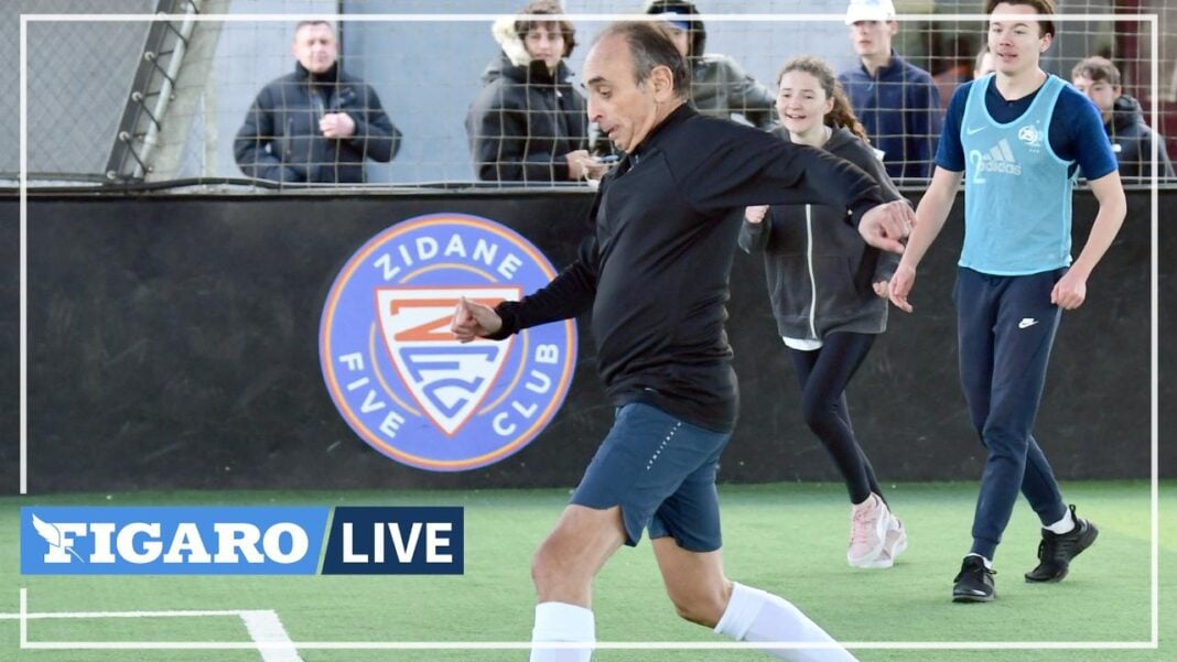 Zemmour viré d’un terrain de foot détenu par la famille Zidane (Vidéo) Entraînement de football avec entraîneur et jeunes joueurs au ZIDANE FIVE.