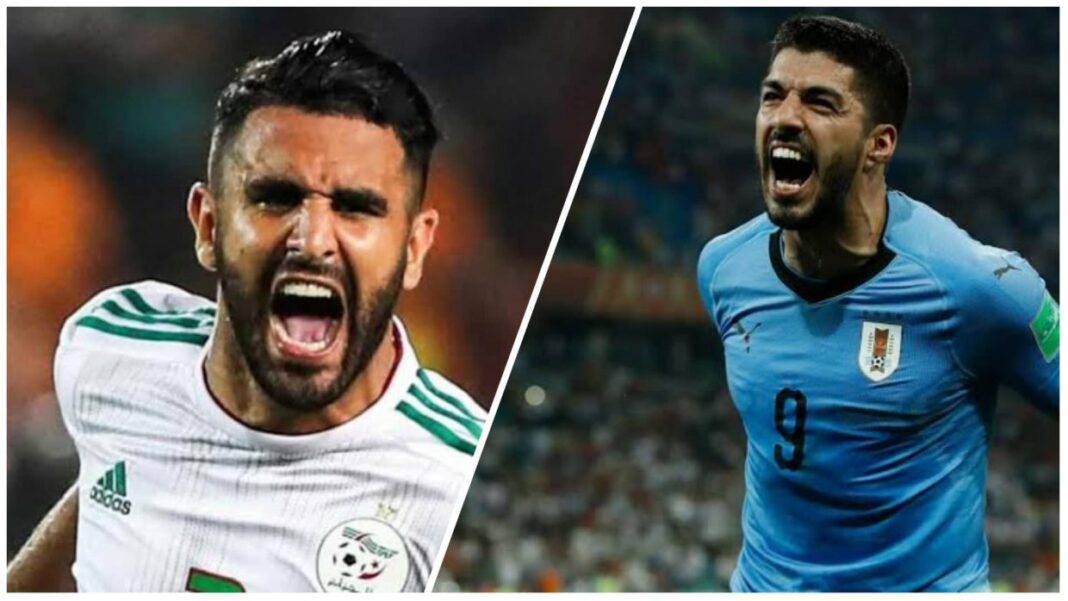 Tout savoir sur le match amical Algérie – Uruguay Joueurs d'Algérie et d'Uruguay en action lors d'un match amical.
