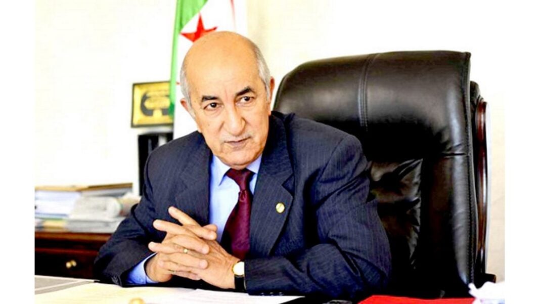 Tebboune face à la lutte contre le terrorisme Le président Tebboune lors d'une réunion sur la sécurité en Afrique.
