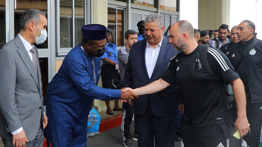L’Algérie peut « recroiser » l’équipe du Cameroun le 8 juin prochain Échange amical entre représentants de l'Algérie et du Cameroun.