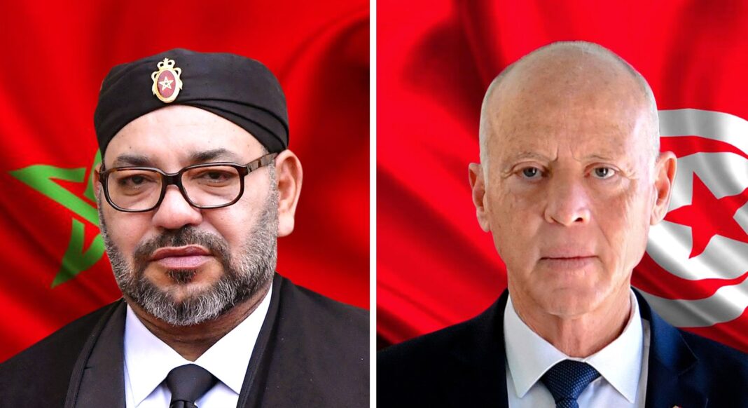 Russie USA : L’Algérie adopte la neutralité, le Maroc et la Tunisie optent pour… Le roi du Maroc et le président tunisien lors d'une rencontre officielle.