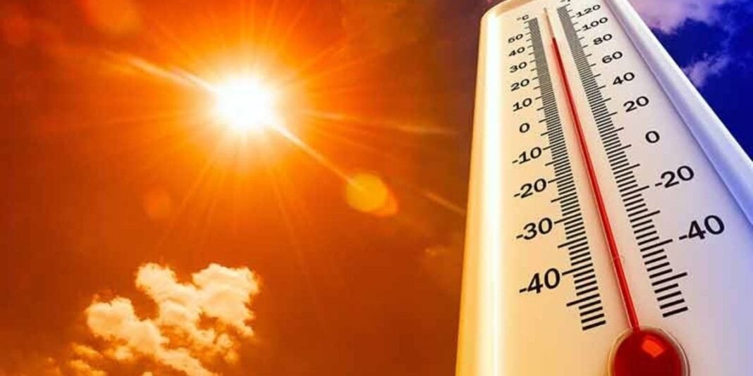 Météo Algérie : Alerte caniculaire en ce début de semaine Thermomètre indiquant une forte chaleur sous un soleil éclatant.