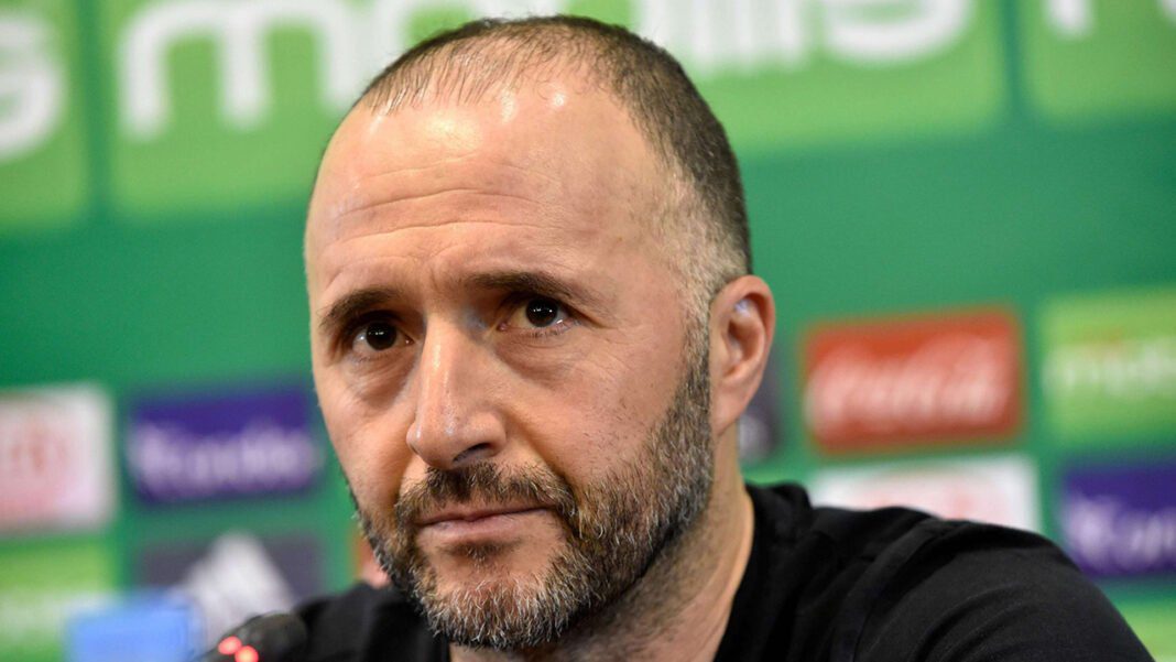 Découvrez le message codé de Belmadi à l’attaquant de l’équipe d’Algérie Coach Belmadi en conférence de presse avant un match de l'équipe d'Algérie.