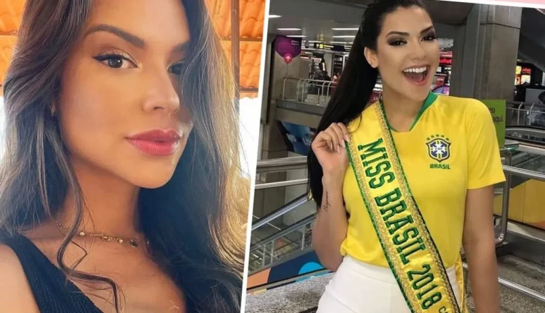 Une opération cause la mort de Miss Brésil Miss Brésil 2018 en tenue jaune avec sash.