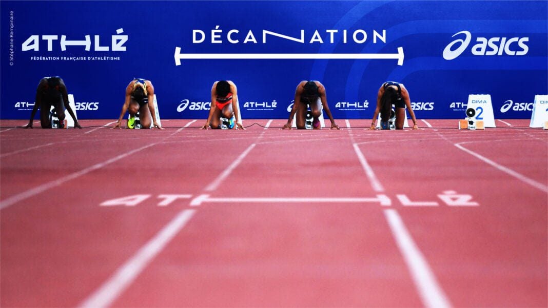 Après les Jeux méditerranéens, place au meeting d’Athlétisme d’Oran Athlètes prêts au départ lors du meeting d'Athlétisme d'Oran.