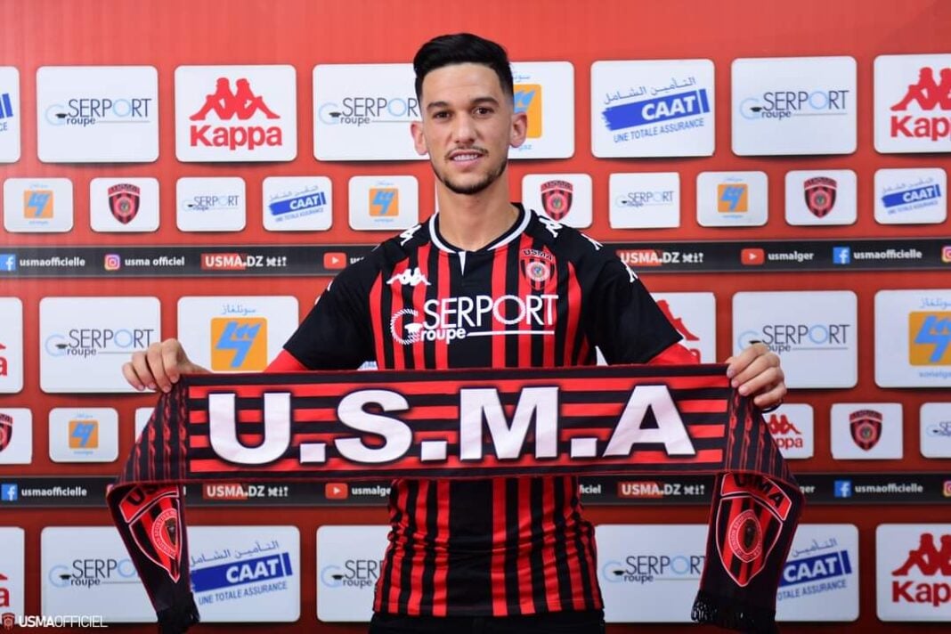 Mercato : l’USMA annonce la signature de Khaled Bousseliou Khaled Bousseliou lors de sa signature avec l'USMA.
