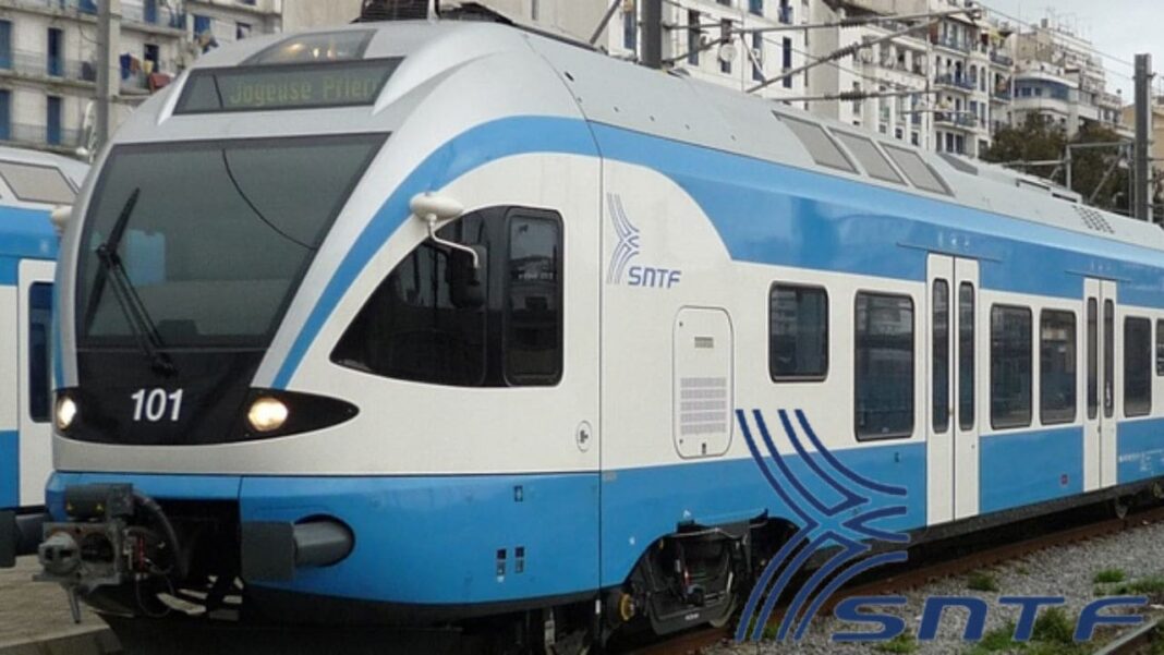 Algérie Trains: Voici le communiqué de la SNTF Train moderne de la SNTF en Algérie, transport ferroviaire.