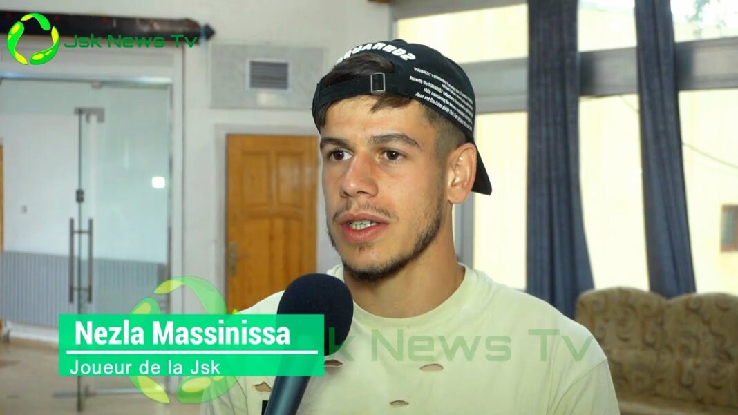 LDC : JS Kabylie, Nezla se confie Nezla Massinissa parle lors d'une interview à la JSK.