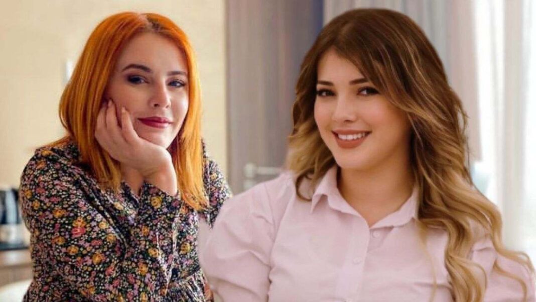 Clash énorme entre Ferry Beauty et Talata Deux femmes souriantes dans un cadre intérieur lumineux.