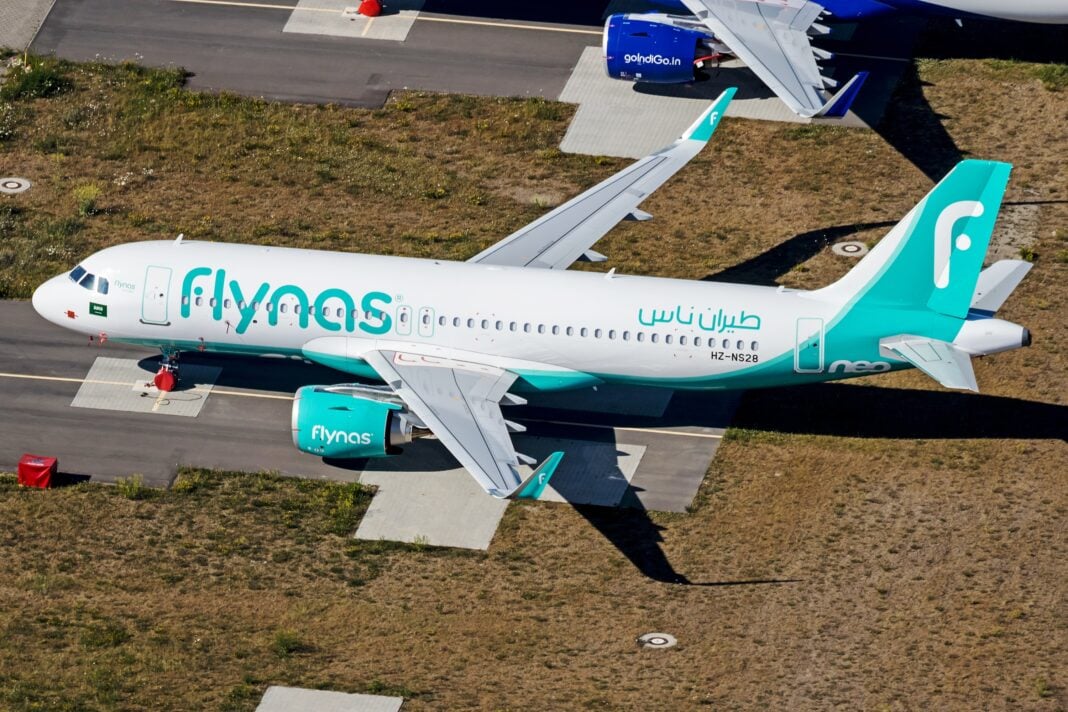 Voici les pays en tête des taux d’attraction d’immigrants… Avion Flynas stationné à l'aéroport d'Alger.