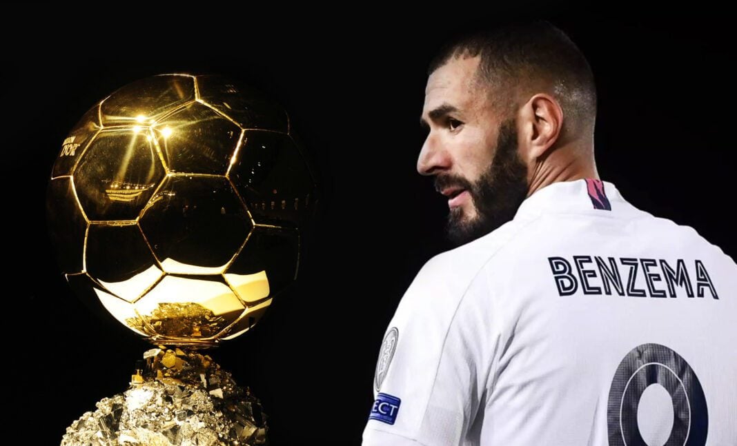 Scandale au Ballon d’or, un journaliste révèle : « Mon vote a été modifié, j’ai voté pour… » Karim Benzema avec le Ballon d'Or 2022 en or.