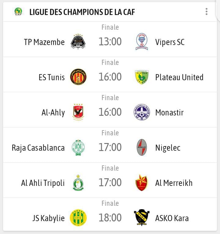 ligue des champions caf