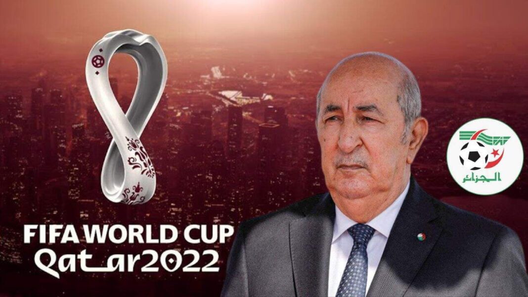 Réaction intégrale de Tebboune face à l’absence de l’Algérie à la coupe du monde Tebboune réagit à l'absence de l'Algérie à la Coupe du Monde 2022.