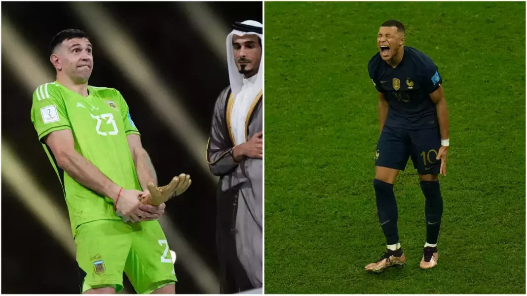 France-Argentine: Qui est-il pour se moquer de Mbappé ? Kylian Mbappé en pleine action lors d'un match de football.