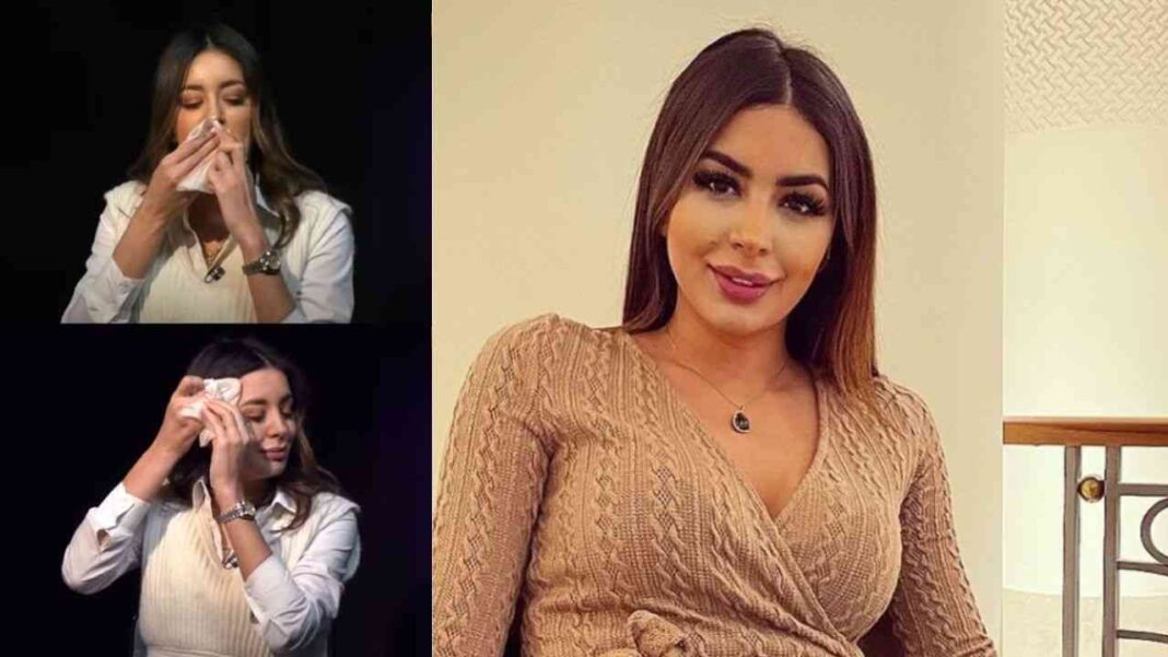 Maroi Bouchoucha en émission TV Maroi Bouchoucha sans maquillage lors d'une émission TV.