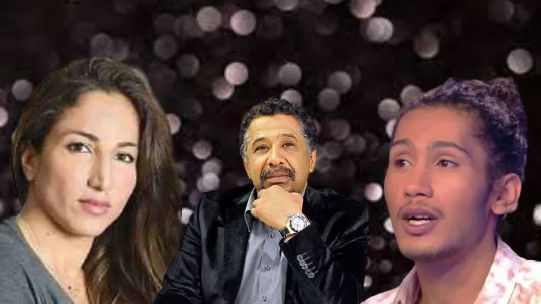 Photo de Cheb Khaled avec sa famille, contexte familial.