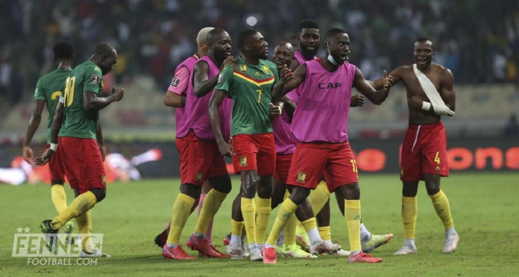 Un grand malheur frappe le camerounais Karl Toko Ekambi bourreau de l’équipe d’Algérie Équipe de football du Cameroun avec Karl Toko Ekambi en action.