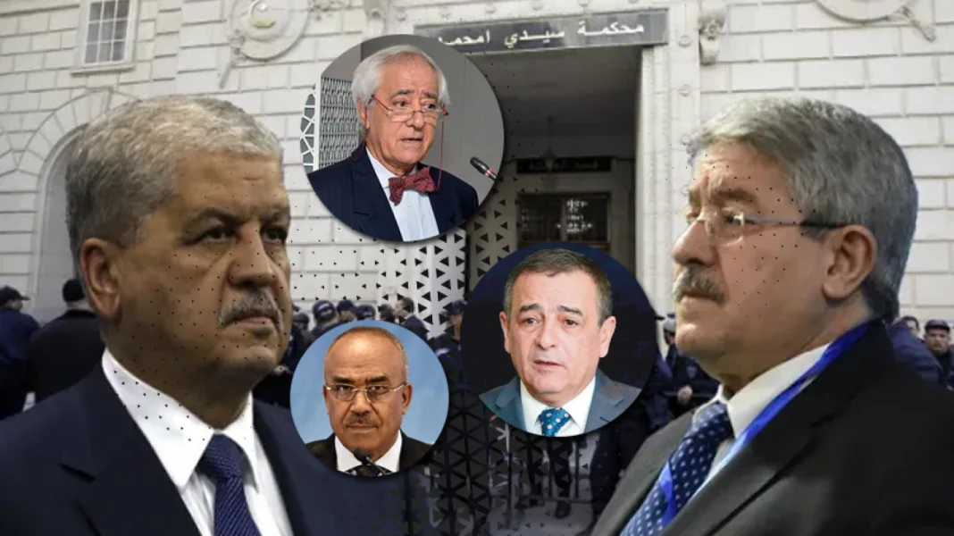 Voici les peines de Bouchouareb, Tamar, Ouyahia, Sellal et Badawi Personnalités politiques algériennes lors d'une réunion officielle.
