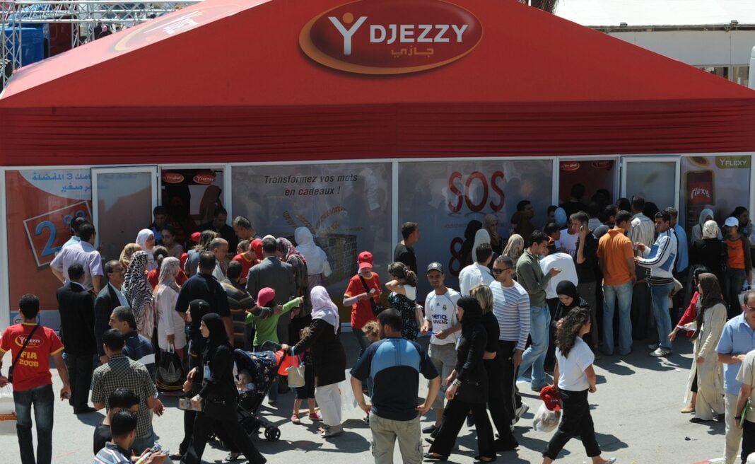 Foule nombreuse lors de l'événement Djezzy en Algérie.