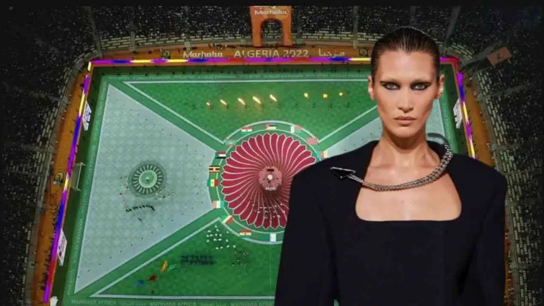 CHAN 2023 : une cérémonie d’ouverture mémorable, Bella Hadid partage une vidéo Modèle lors de la cérémonie d'ouverture de la CAN 2023 à Alger.