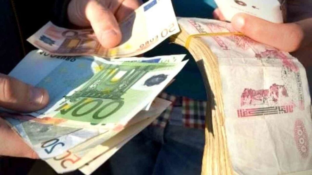 Échange de dinars en devises, banque et marché noir, 26 janvier.