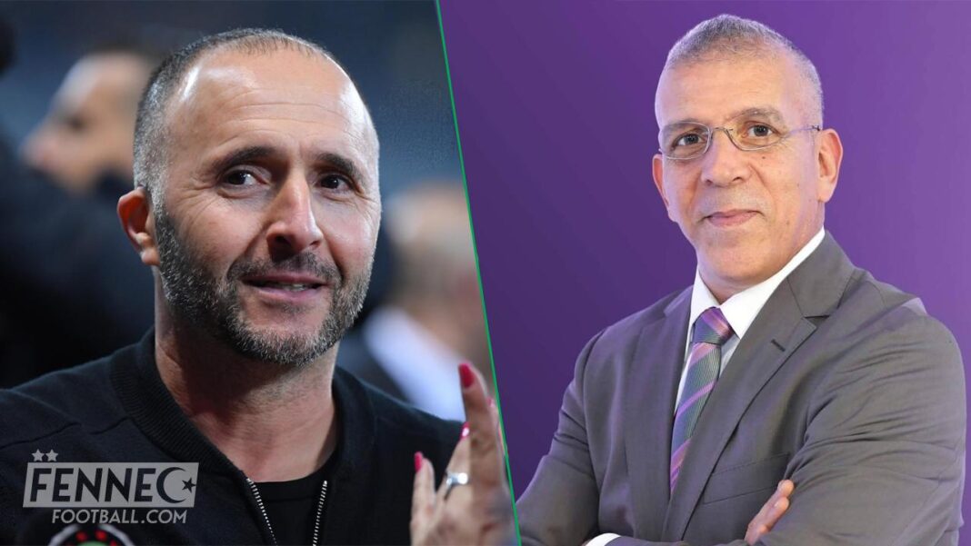 L’énorme volte-face de Derradji « Djamel Belmadi a été le grand artisan de la consécration de l’Algérie » Derradji et Belmadi lors d'une interview ou conférence.