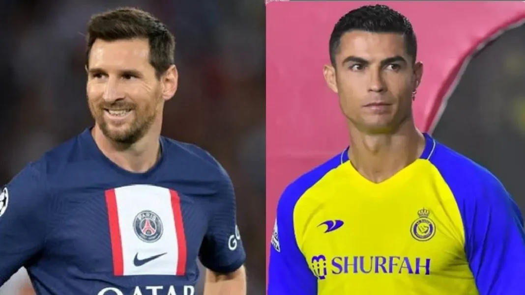 Huitième Ballon d’or de Messi : Cristiano Ronaldo s’en moque ! Messi et Ronaldo lors d'un match, duel emblématique du football mondial.