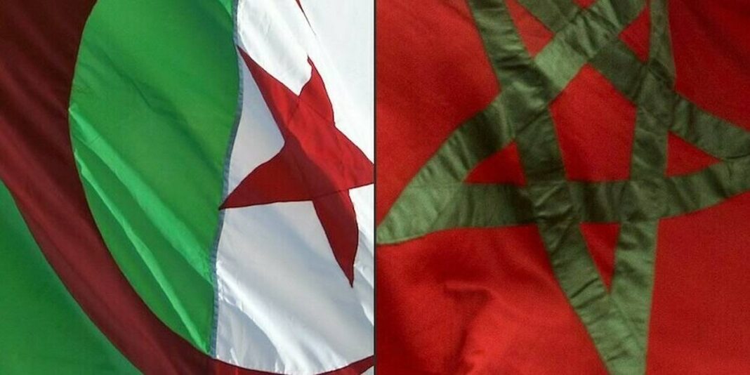 L’Algérie vient de défier ouvertement le Maroc Drapeaux d'Algérie et du Maroc côte à côte.