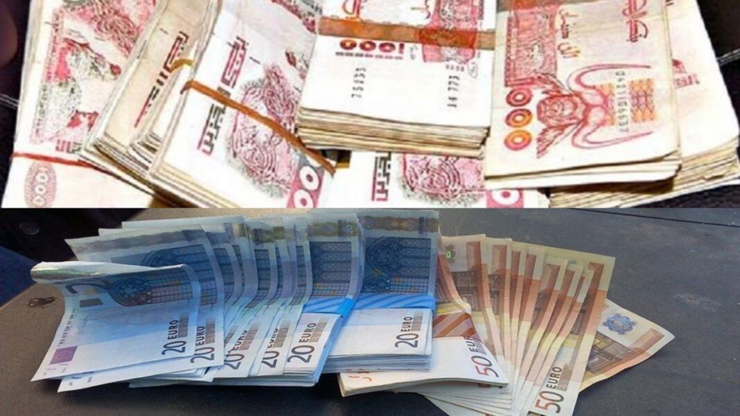 Taux de change : voici l’équivalent de 100€ en dinars algériens ce 2 septembre Billets de banque en dinar marocain face aux devises étrangères.