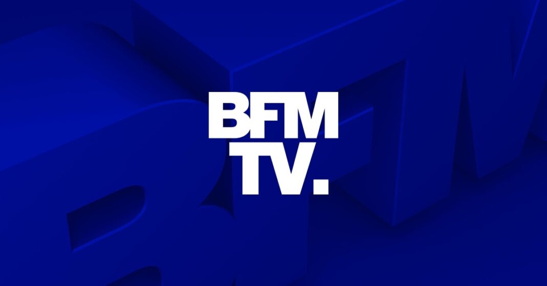 Scandale à BFM TV: un journaliste possédé par « l’esprit d’ingérence marocaine » Logo de BFM TV sur fond bleu, symbole de la chaîne d'information française.