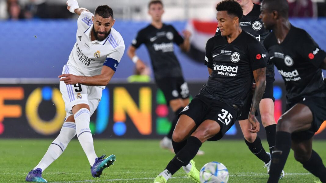 Coupe du monde des clubs: le Real Madrid champion pour la cinquième fois Joueur de Real Madrid en action lors de la finale de la Coupe du monde des clubs.