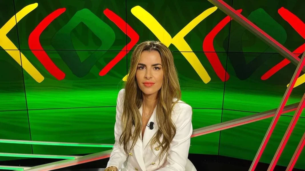 Voici le candidat crédible de la célèbre journaliste Vanessa Le Moigne pour l’organisation de la CAN 2025 Vanessa Le Moigne, journaliste, en studio pour la couverture de la CAN 2025.