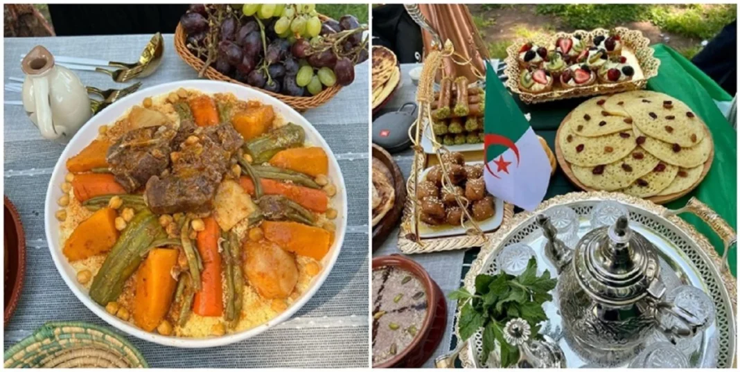Embrouille ! La cuisine algérienne sous le feu des contestations des internautes marocains Plats et desserts algériens authentiques et colorés.