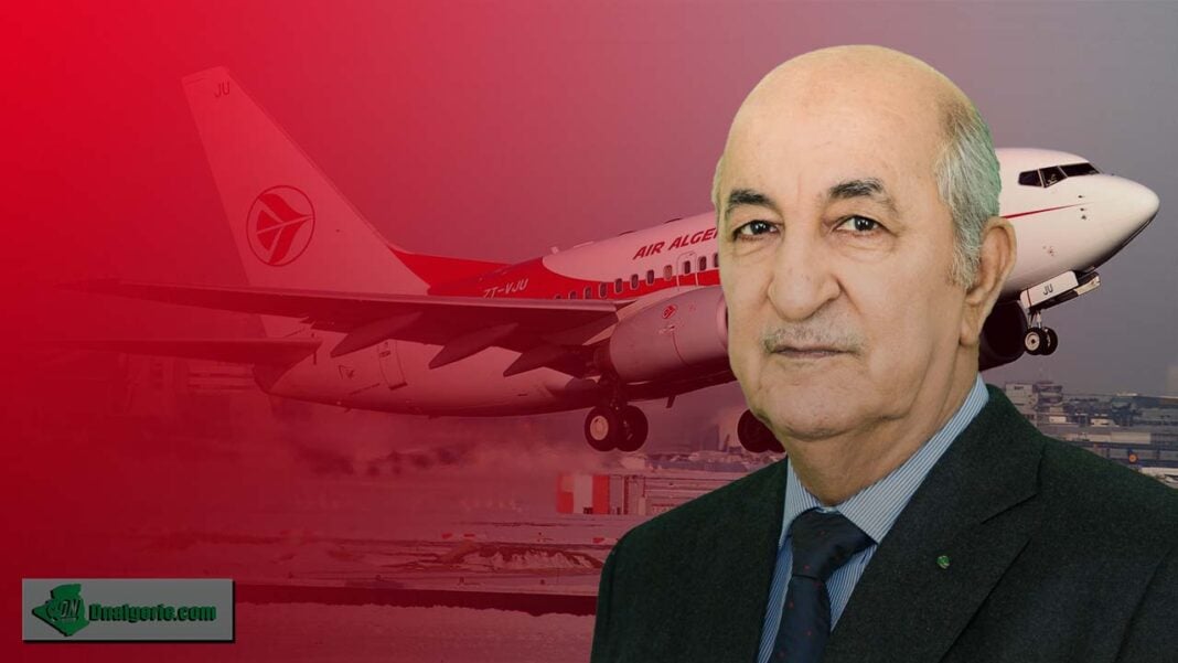 L’énorme coup de gueule de cet algérien : ” Air Algérie, ayez honte ” Homme d'affaires devant un avion Air Algérie en arrière-plan.