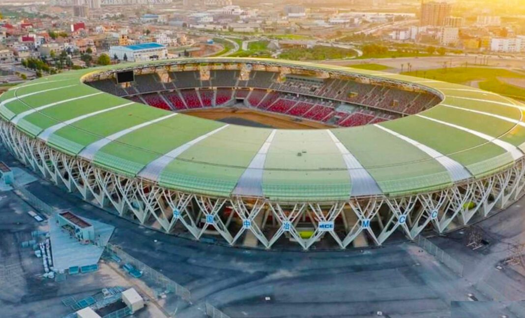 Stade d'Algérie pour la CAN 2025 Stade moderne en Algérie prêt pour la CAN 2025.