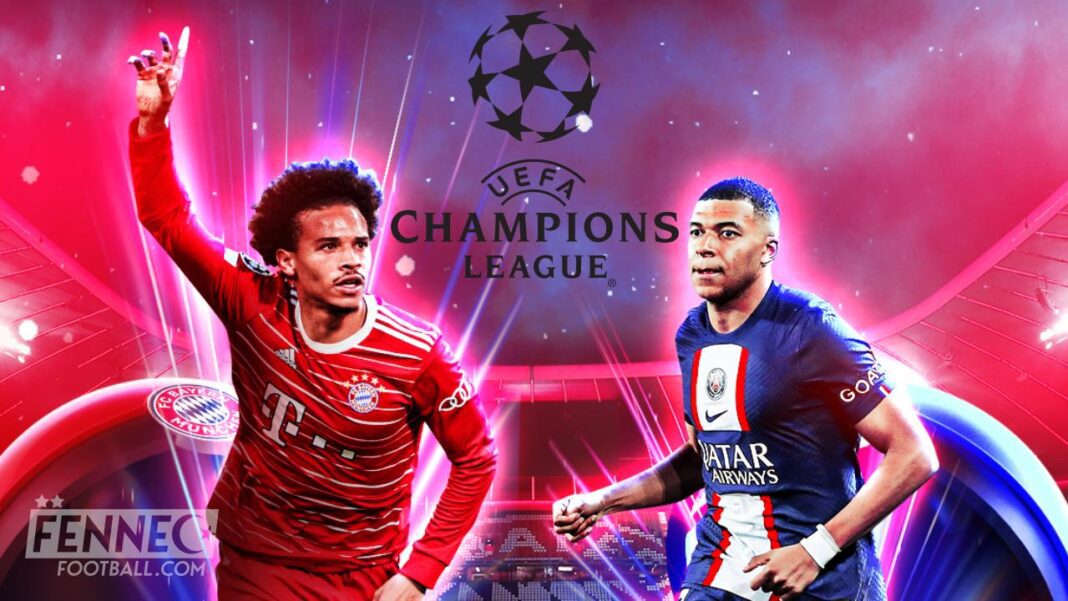 Bayern Munich et PSG en action lors de la Ligue des Champions.