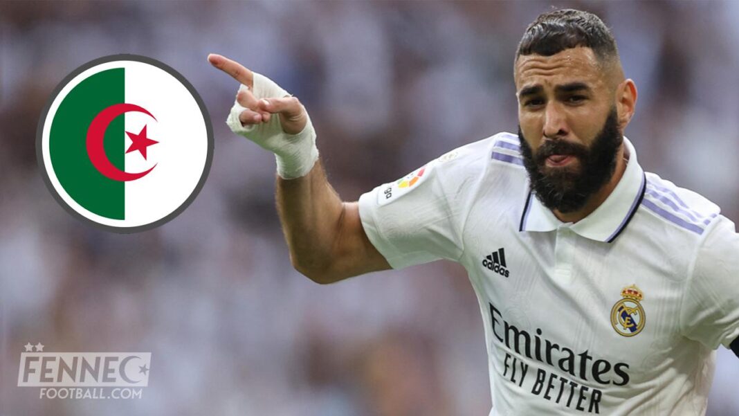 Algérie, France, Benzema : le message clinique du Real Madrid Karim Benzema, joueur du Real Madrid, lors d'un match important.