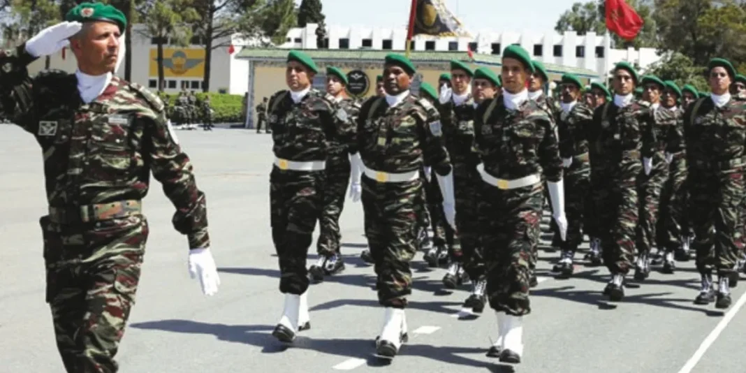 Soldats en uniforme lors de l'exercice militaire Flintlock 2023.