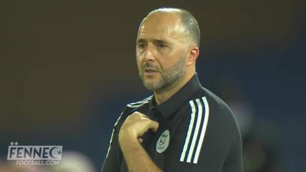 Djamel Belmadi en colère contre l'arbitre Djamel Belmadi exprime sa frustration lors du match Niger-Algérie.