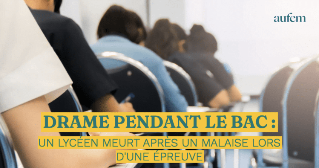Tragique ! En France Un lycéen algérien trouve la mort en plein examen de Bac Étudiants en salle d'examen pendant le Bac en France.