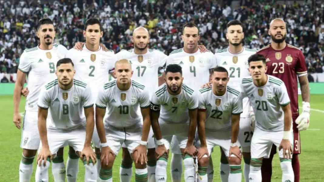 Equipe d’Algérie : Ce que mangent les joueurs en Tunisie suscite la polémique Les joueurs de l'équipe d'Algérie en Tunisie avant un match.